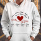 Family - First Mom Now Grandma Heart - Personalized Shirt