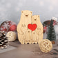 Family - Wooden Bears Family Puzzle - Wooden Animal Carvings