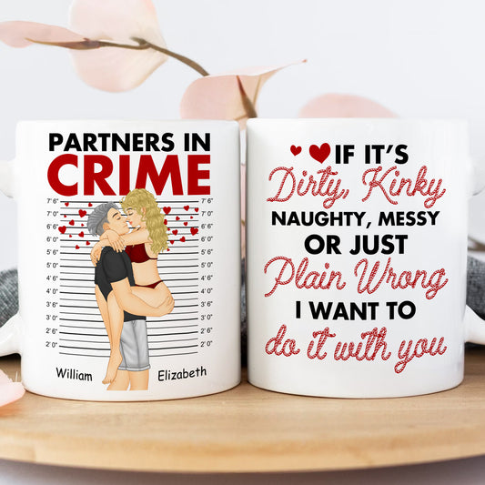 Couple - Partners In Crime - Personalized Mug