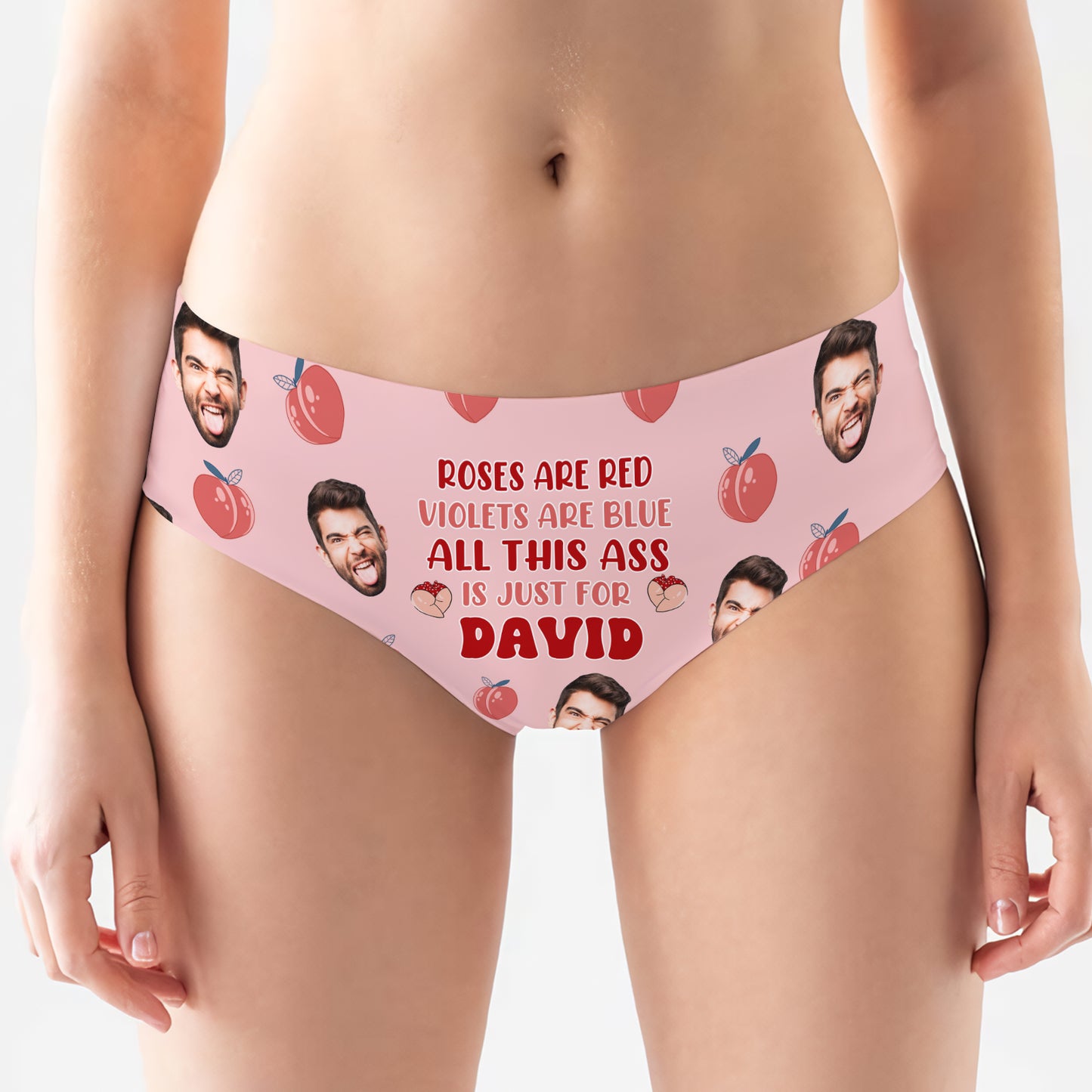 Couple - All This Ass Is Just For You - Personalized Women Underwear