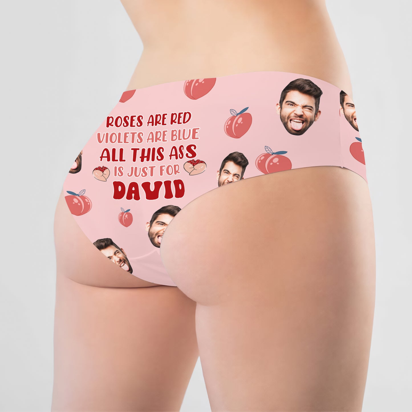 Couple - All This Ass Is Just For You - Personalized Women Underwear