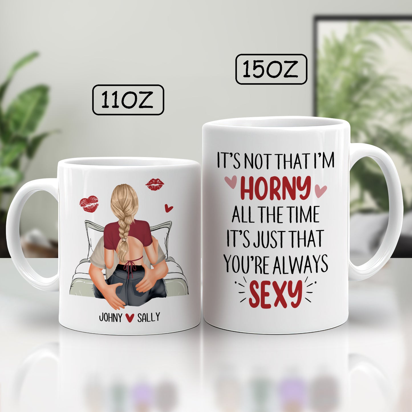 Couple - Personalized Mug - Valentine's Day Gifts For Her, Wife, Girlfriend