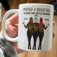 Mother - Mother & Daughters A Bond That Can't Be Broken - Personalized Mug