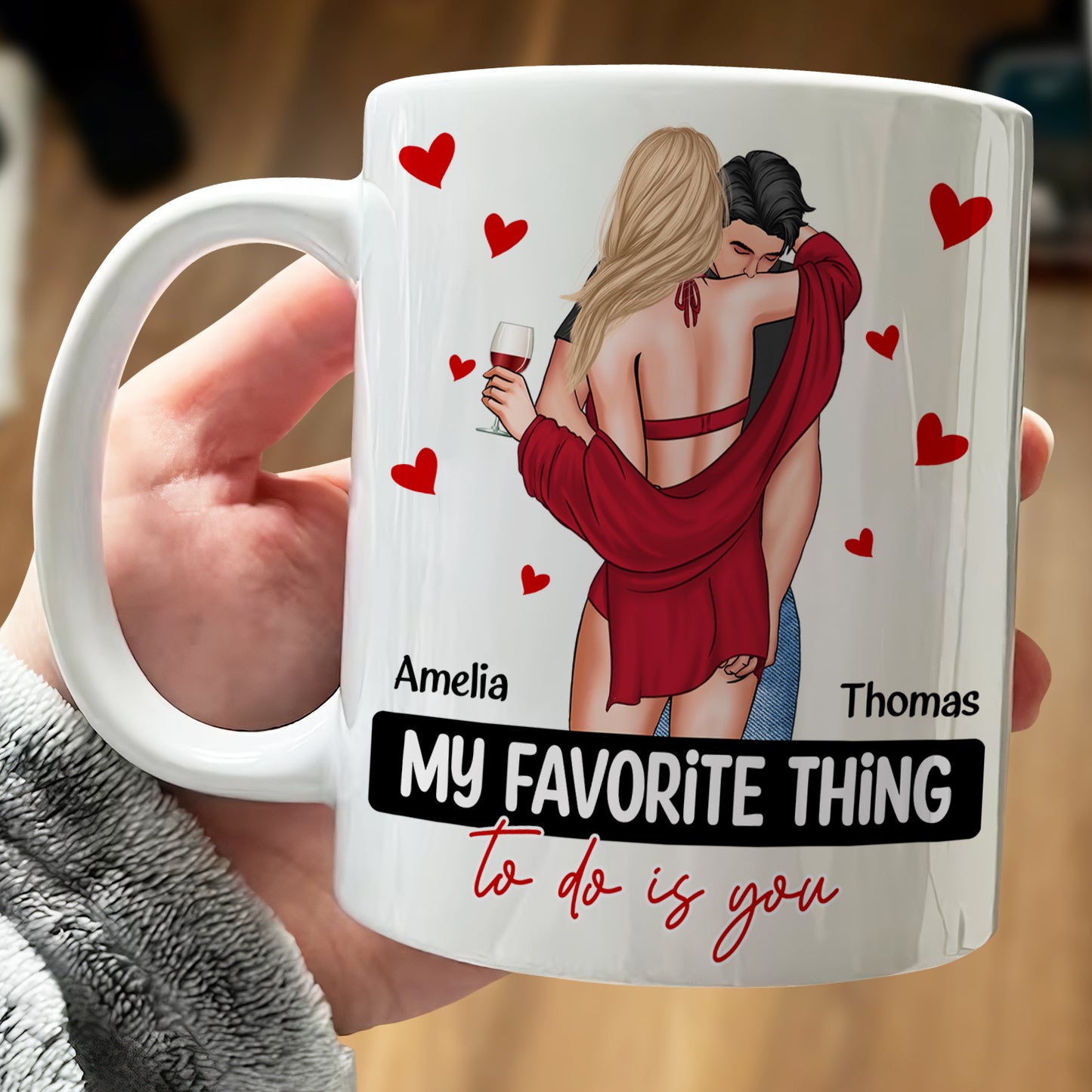 Couple - My Favorite Thing To Do Is You - Personalized Mug