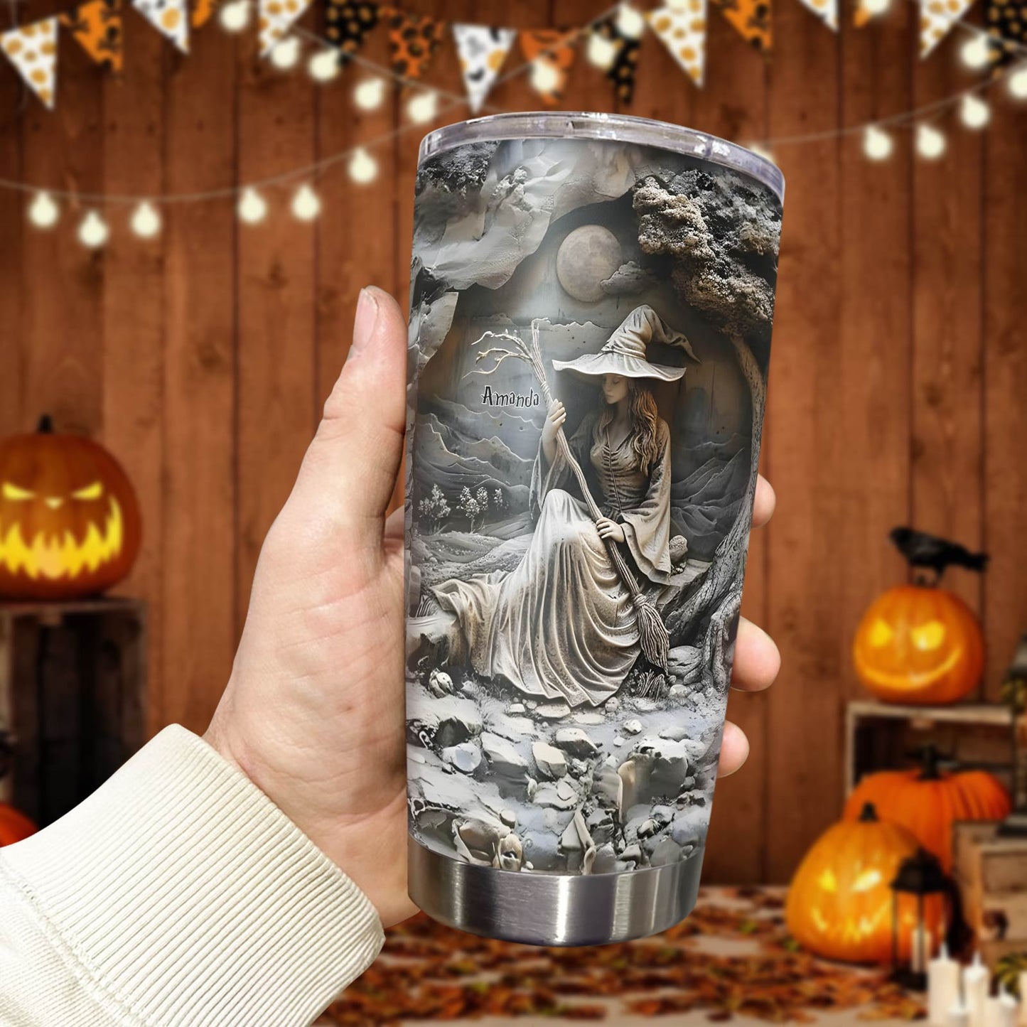 Beautiful Witch - Personalized Tumbler