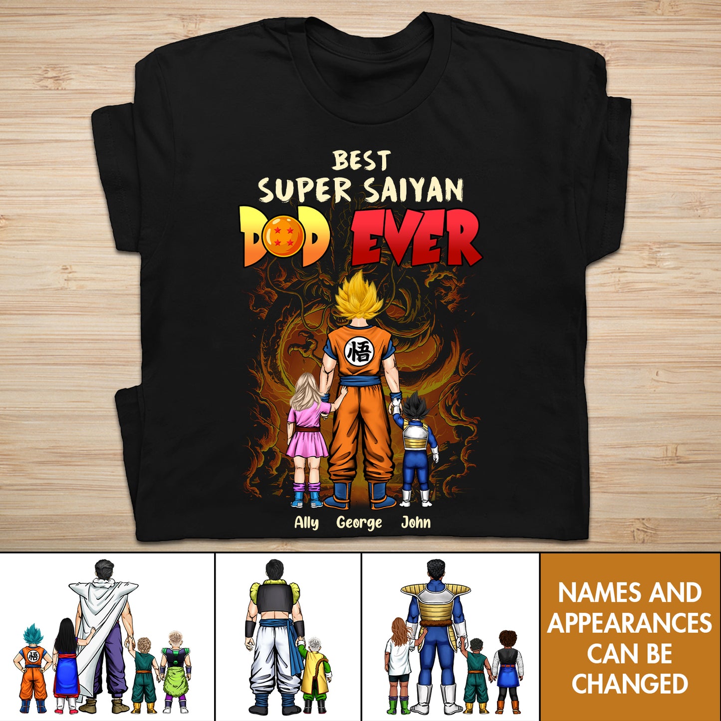 Family - Super Dad Ever - Personalized Shirt