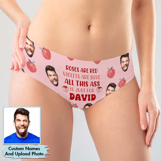 Couple - All This Ass Is Just For You - Personalized Women Underwear