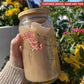 Birth Flower Birthday - Personalized Clear Glass Can