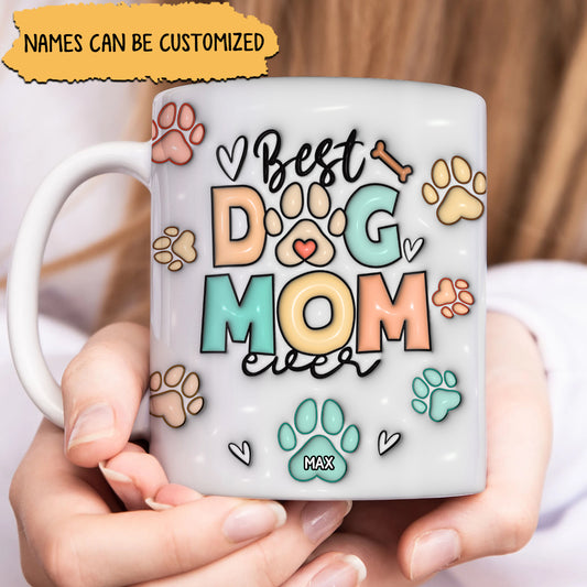 Family- Best dog dad/mom ever - Personalized Mug