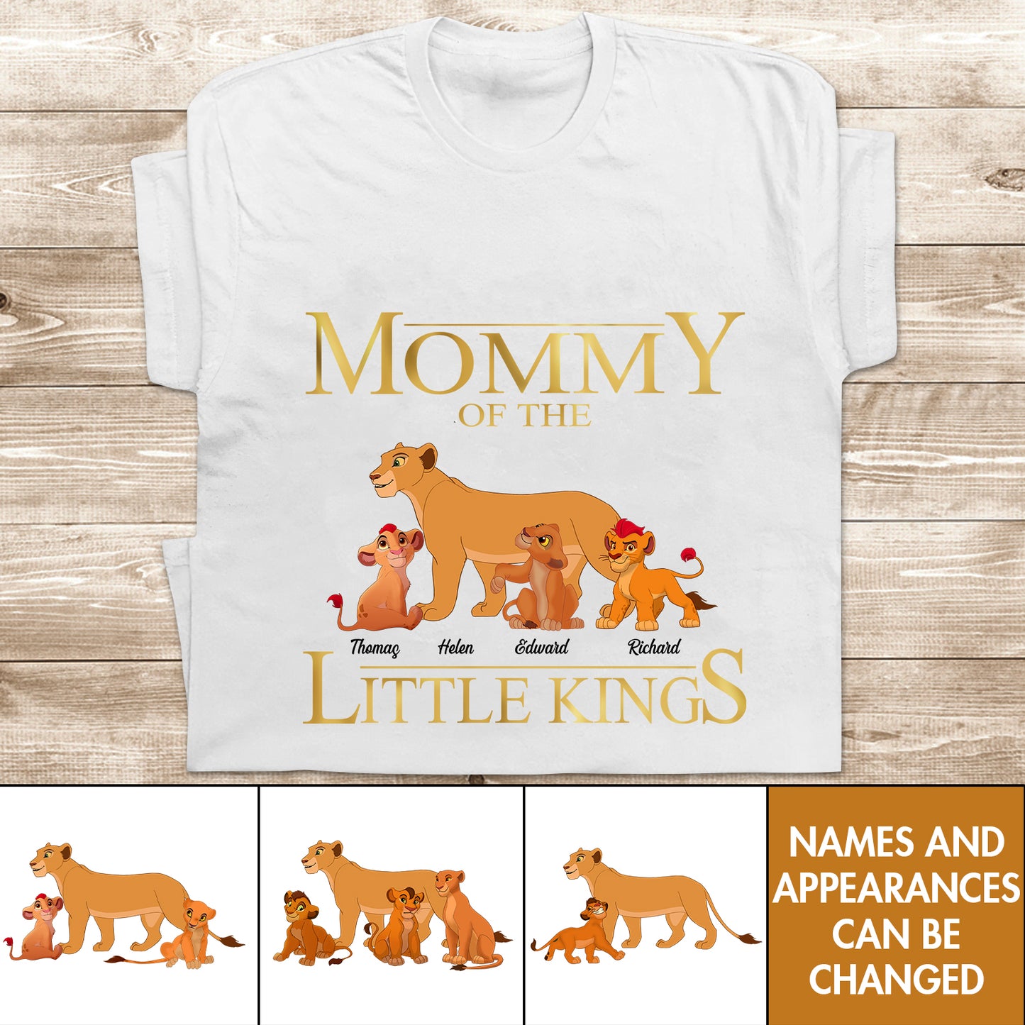 Mother - Mommy Of The Little Kings - Personalized Shirt