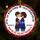 Couple - You Are My Favorite By Far - Personalized Circle Ceramic Ornament