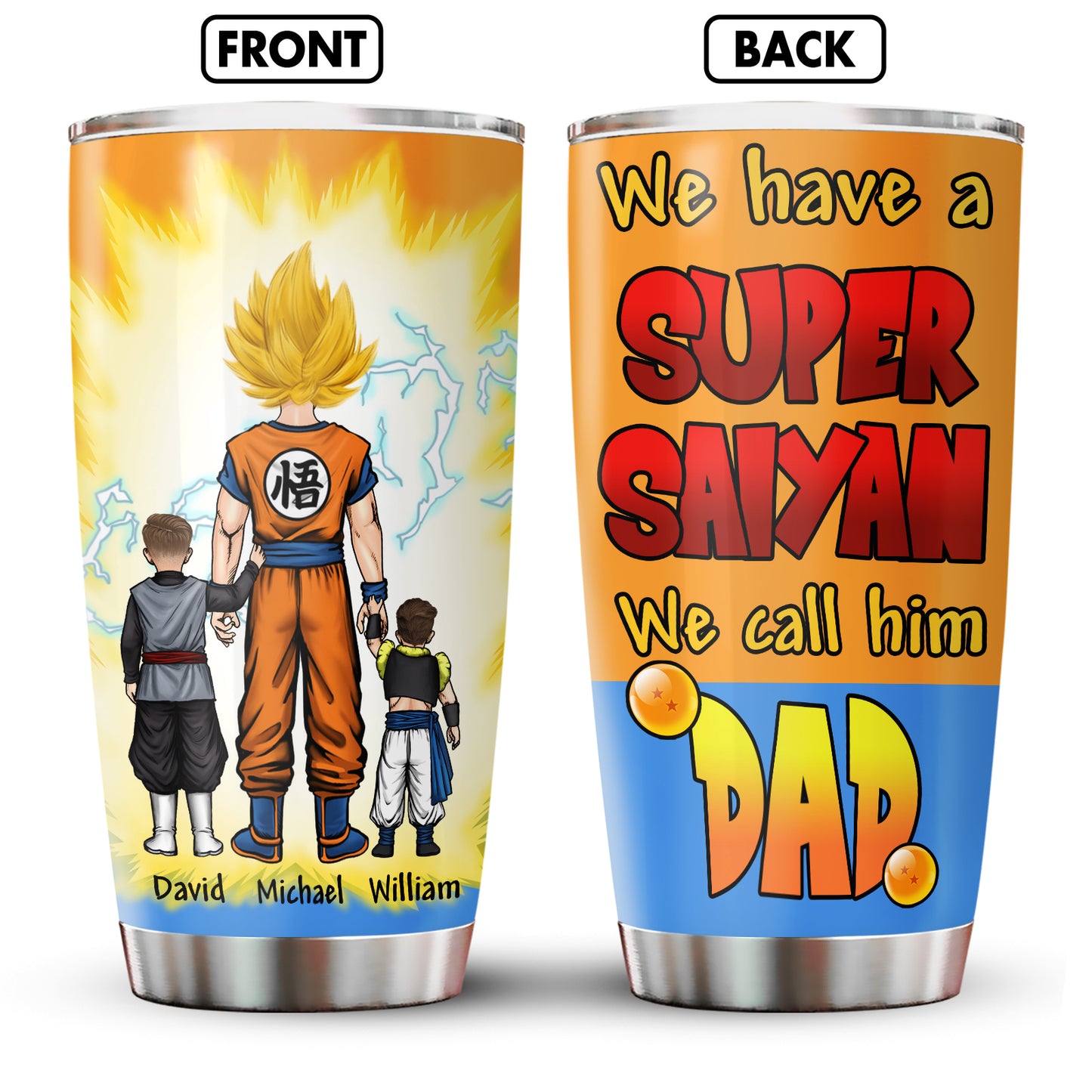 Family - We Call Him Dad - Personalized Tumbler