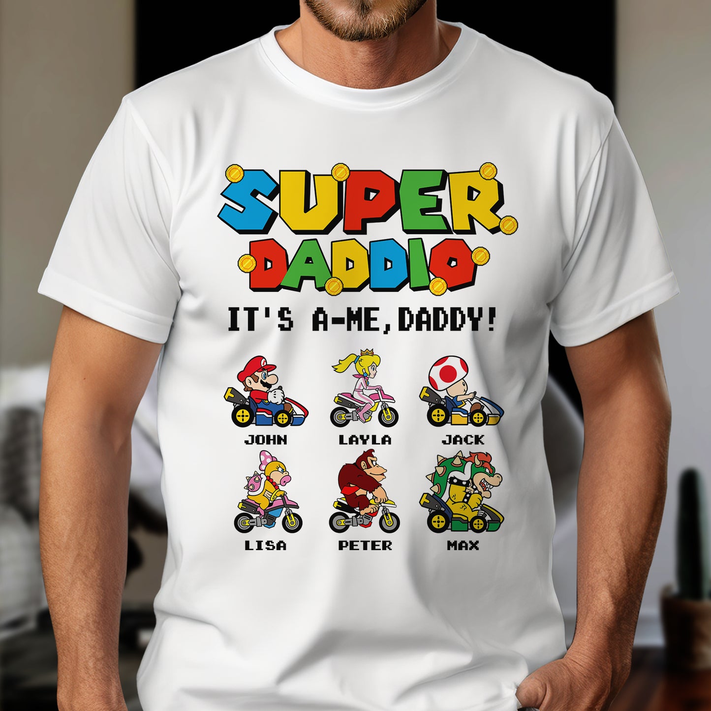 Father - Super Daddio - Personalized Gifts For Dad