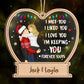 Couple - Couple Forever Yours - Personalized 2-Layered Mix Ornament