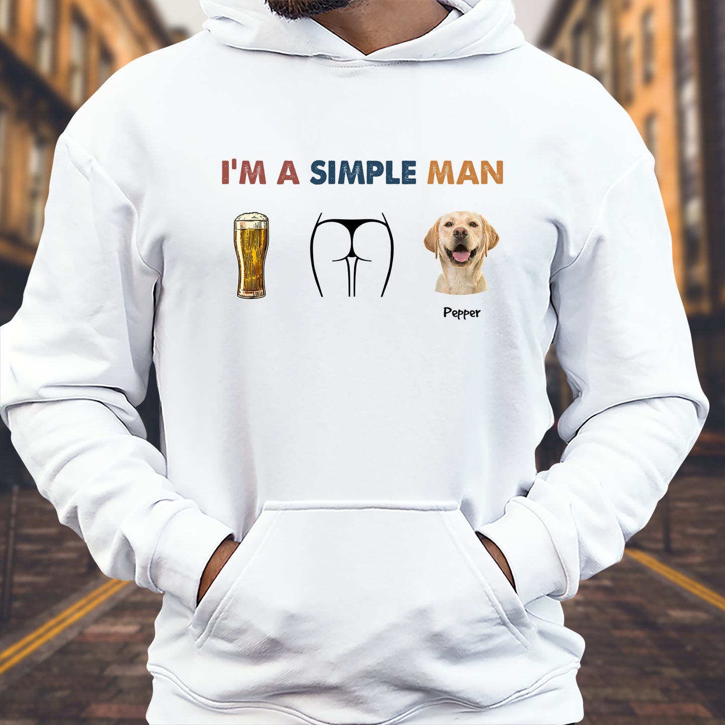 Pet Lovers - I Am A Simple Man- Personalized Photo Shirt