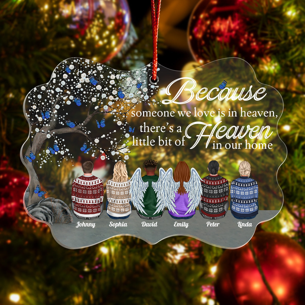 Always Beside You - Personalized Acrylic Ornament