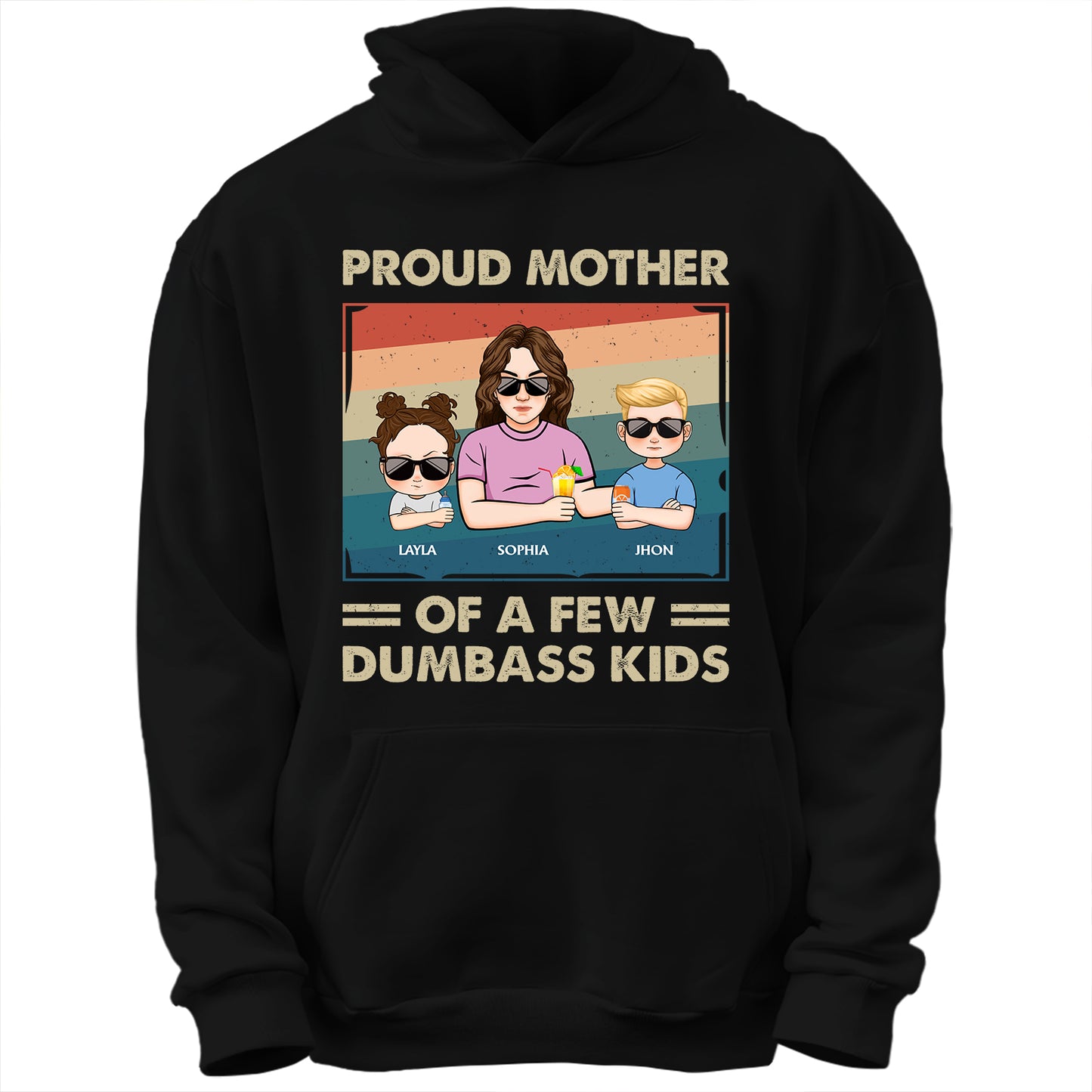Mother - Dear Mom Great Job We're Awesome Thank You Young - Personalized Custom Shirt
