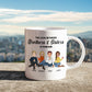 Family- The Love Between Brothers & Sisters Is Forever- Personalized Mug (Ver 2)