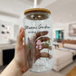 Family - Mama's Garden - Personalized Clear Glass Can