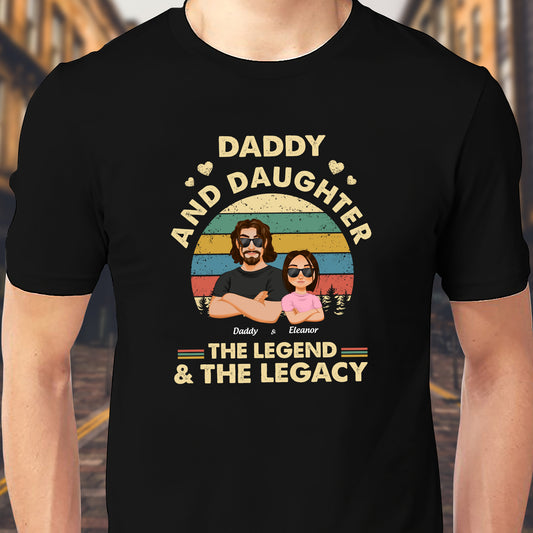Father - The Legend And The Legacy - Personalized Shirt