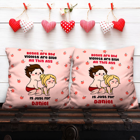 Couple - All This Ass - Personalized Couple Pillow