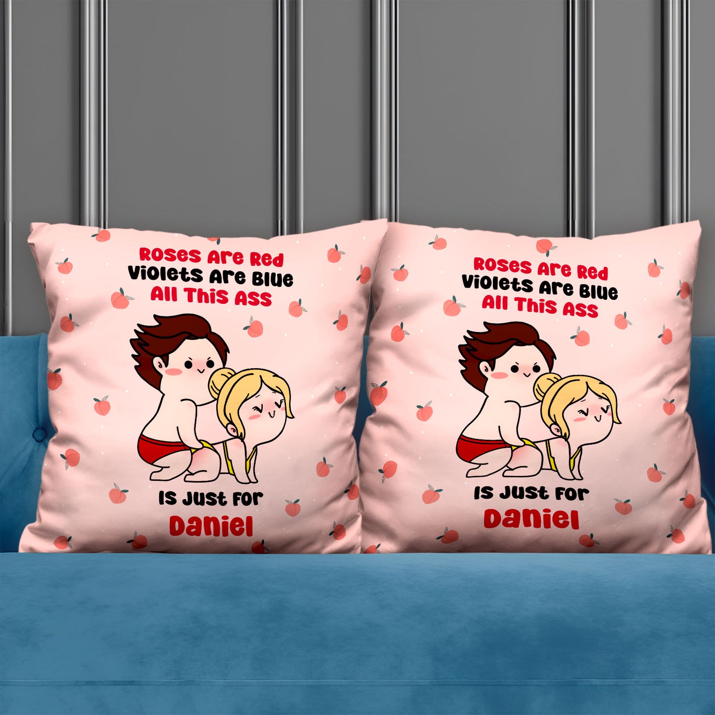 Couple - All This Ass - Personalized Couple Pillow