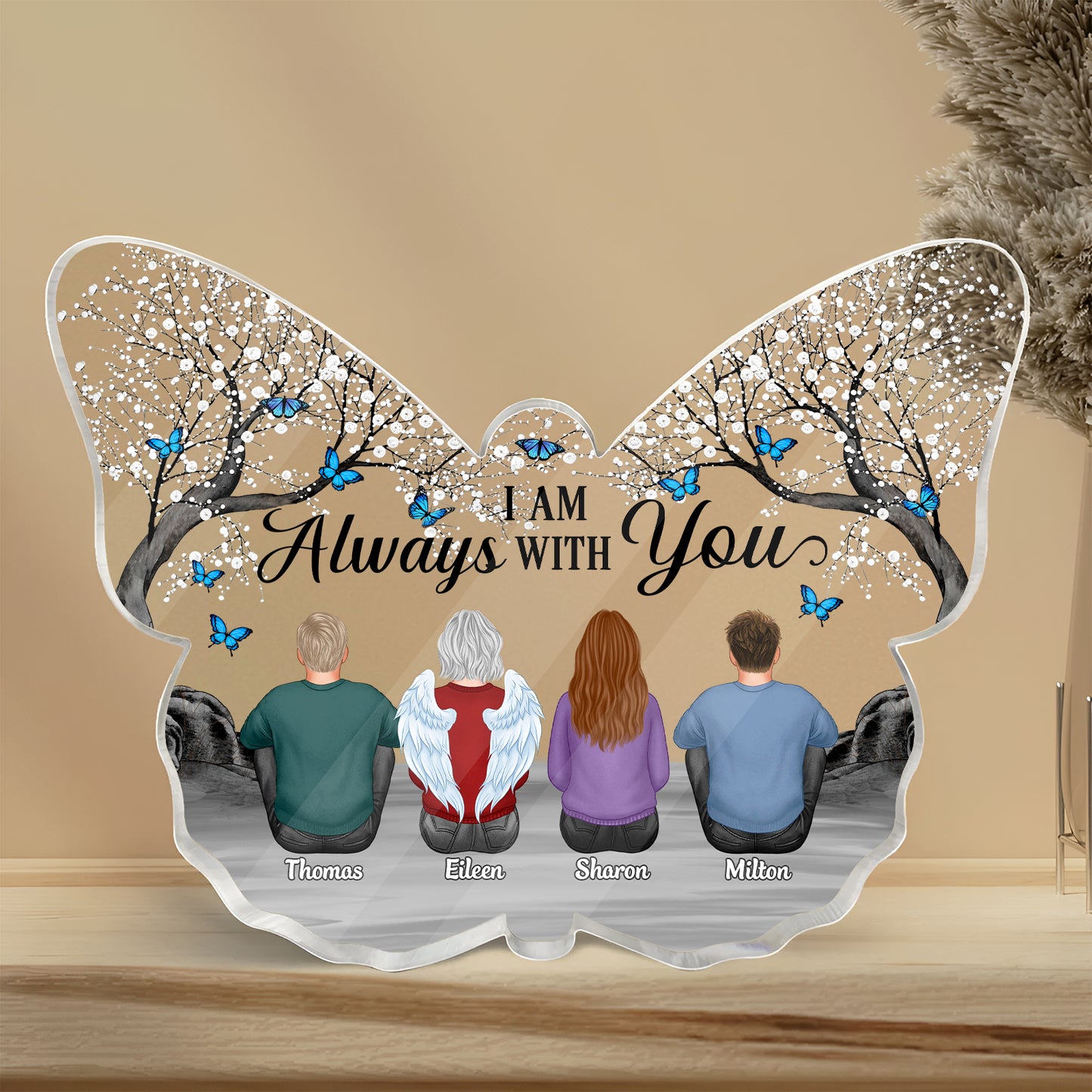 Family - Always With You - Personalized Acrylic Plaque