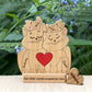 Cat Family - Personalized Wooden Pet