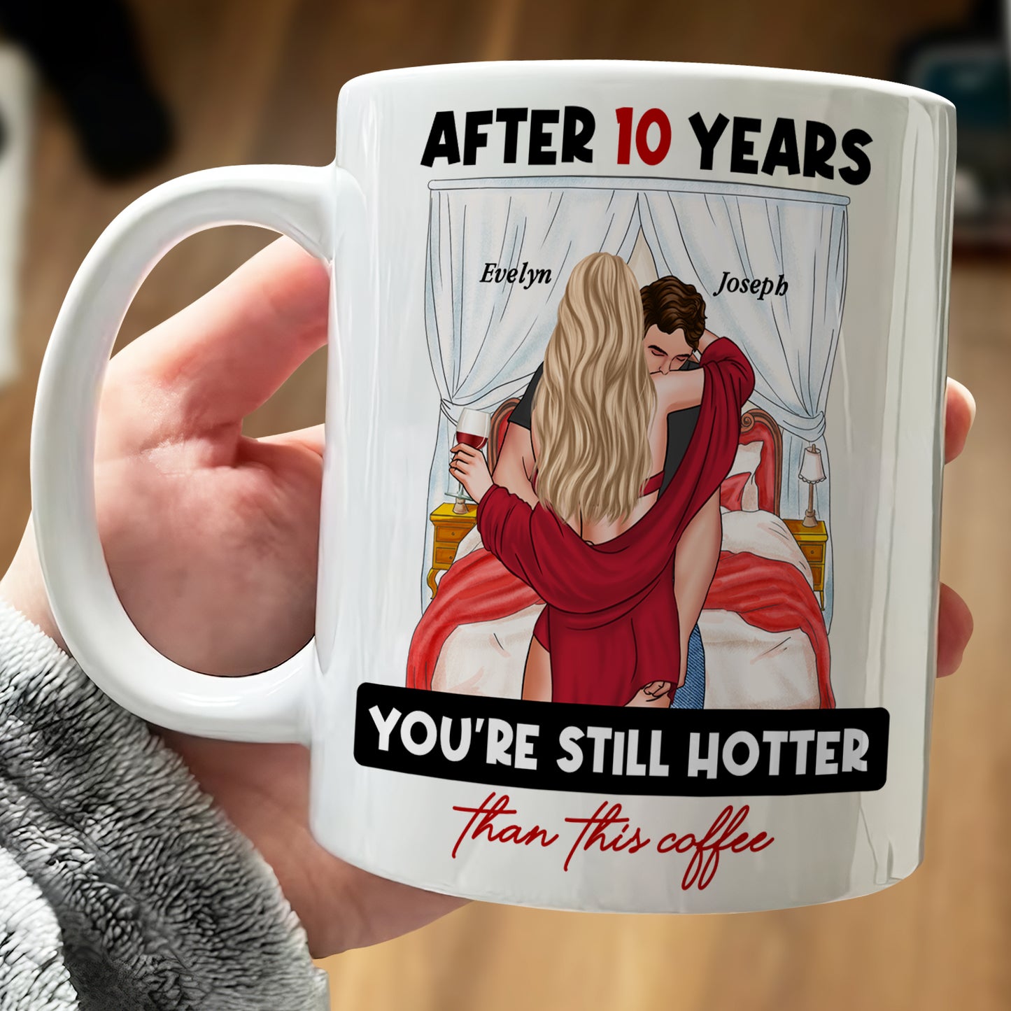 Couple - After Years You're Still Hotter Than This Coffee - Personalized Mug