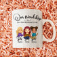 Besties - Our Friendship Is A True Blessing To Me - Personalized Mug (Ver2)